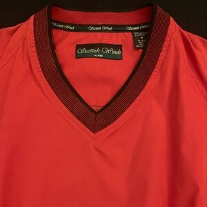 SCOTTISH WINDS Polyester/Nylon V-Neck Windbreaker
